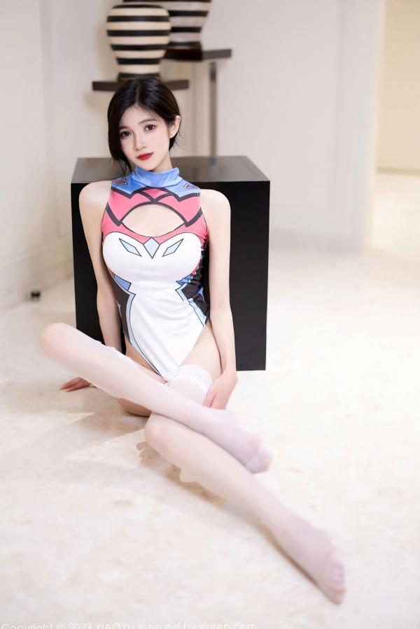 程程程   XiaoYu语画界-1159-程程程-黑色蕾丝诱惑私房写真-极品美腿大尺度-秀人网美图第73张图片
