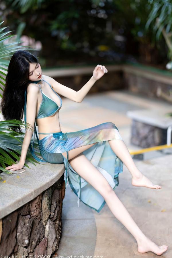 程程程   XiaoYu语画界-1146-程程程-极致红色亮面连体衣-诱惑丝袜高跟-私房摄影第13张图片