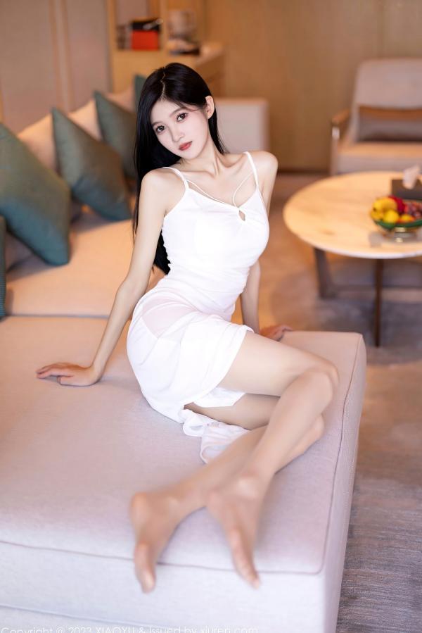 程程程   XiaoYu语画界-1136-程程程-牛仔布比基尼-私房性感写真-高跟丝袜长腿诱惑-2023.10.30第14张图片