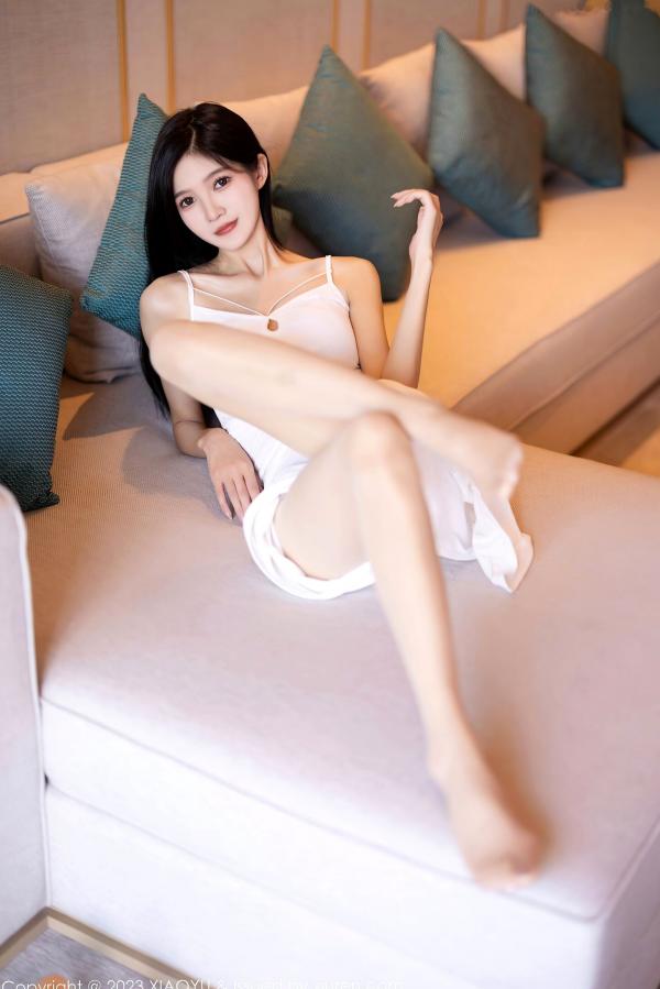 程程程   XiaoYu语画界-1136-程程程-牛仔布比基尼-私房性感写真-高跟丝袜长腿诱惑-2023.10.30第18张图片