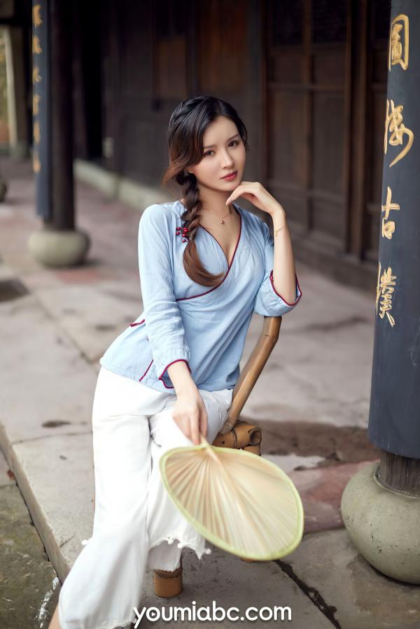 黄金宝儿   YouMi尤蜜-2021.09.29-黄金宝儿-《闺房小娘》极品私房写真，展现古典与性感的极致诱惑第8张图片