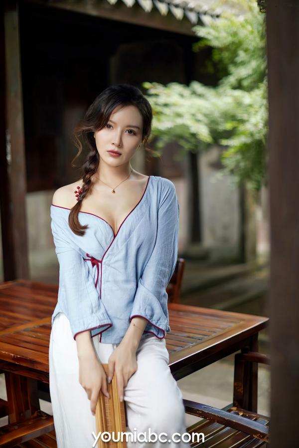 黄金宝儿   YouMi尤蜜-2021.09.29-黄金宝儿-《闺房小娘》极品私房写真，展现古典与性感的极致诱惑第21张图片