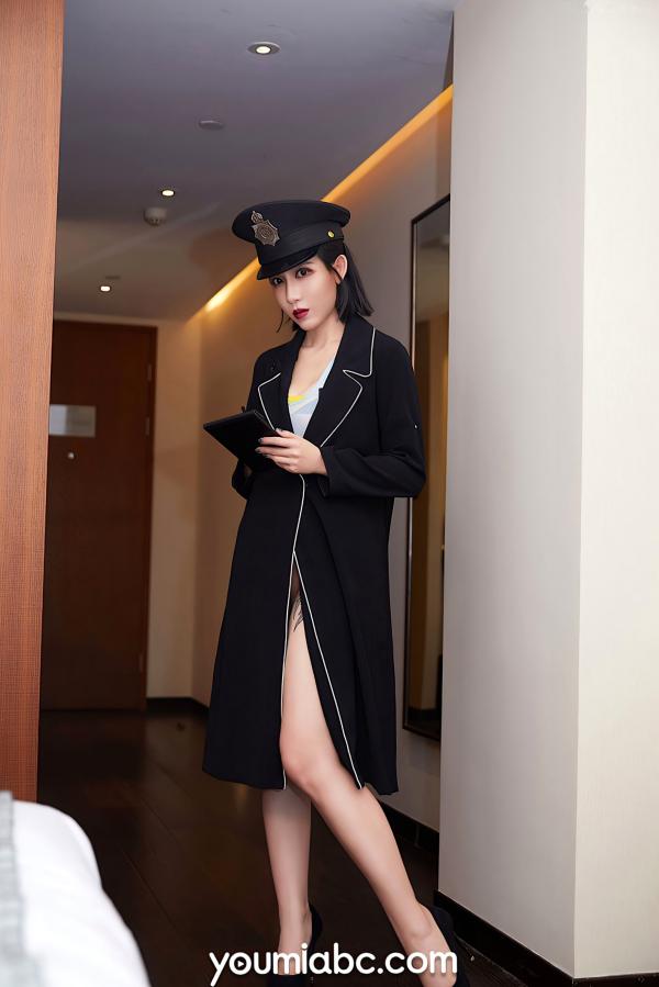 安妮斯朵拉   YouMi尤蜜-安妮斯朵拉《娇蛮女警》：禁忌制服诱惑，冷艳女警官角色扮演私房写真第2张图片