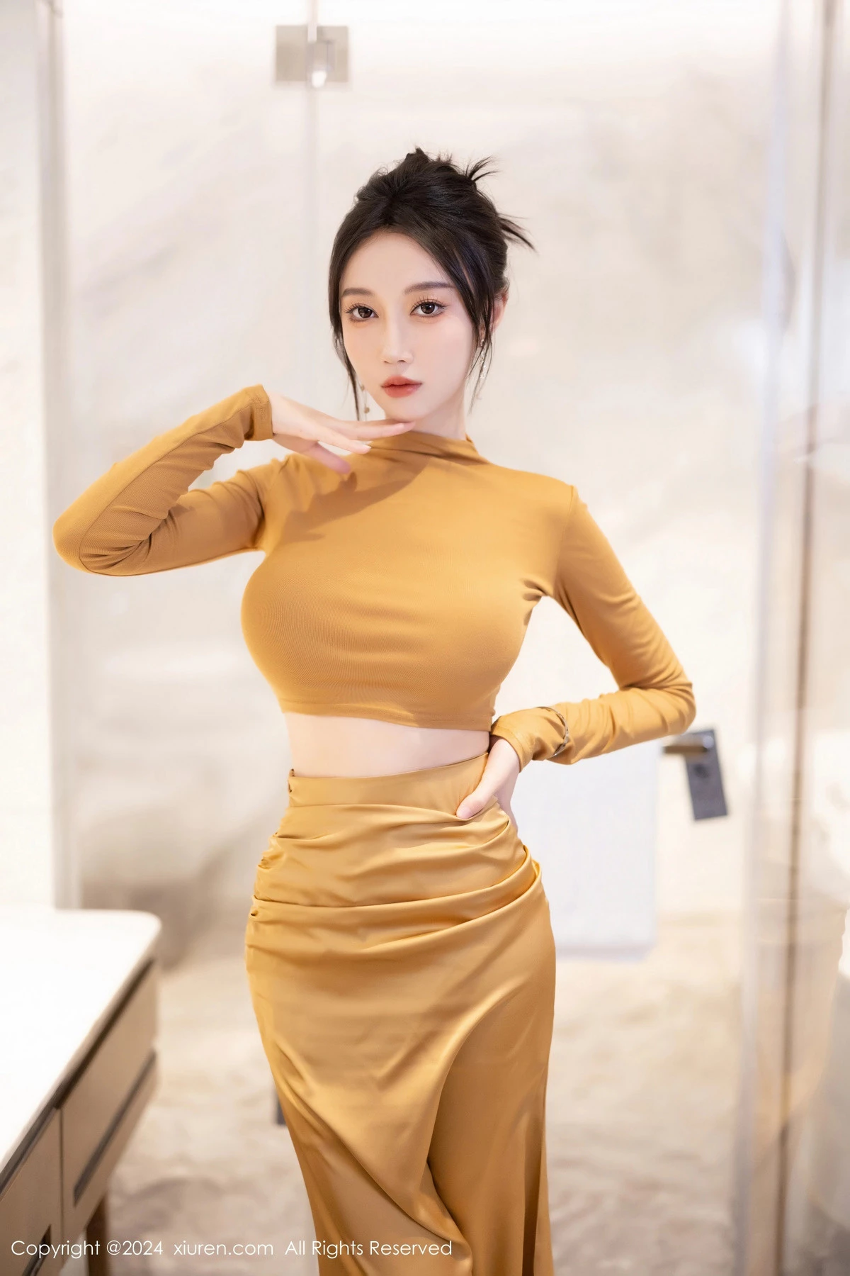 玥儿玥  [XiuRen]高清写真图 2024.05.21 No.8574 玥儿玥 丝袜美腿第7张图片