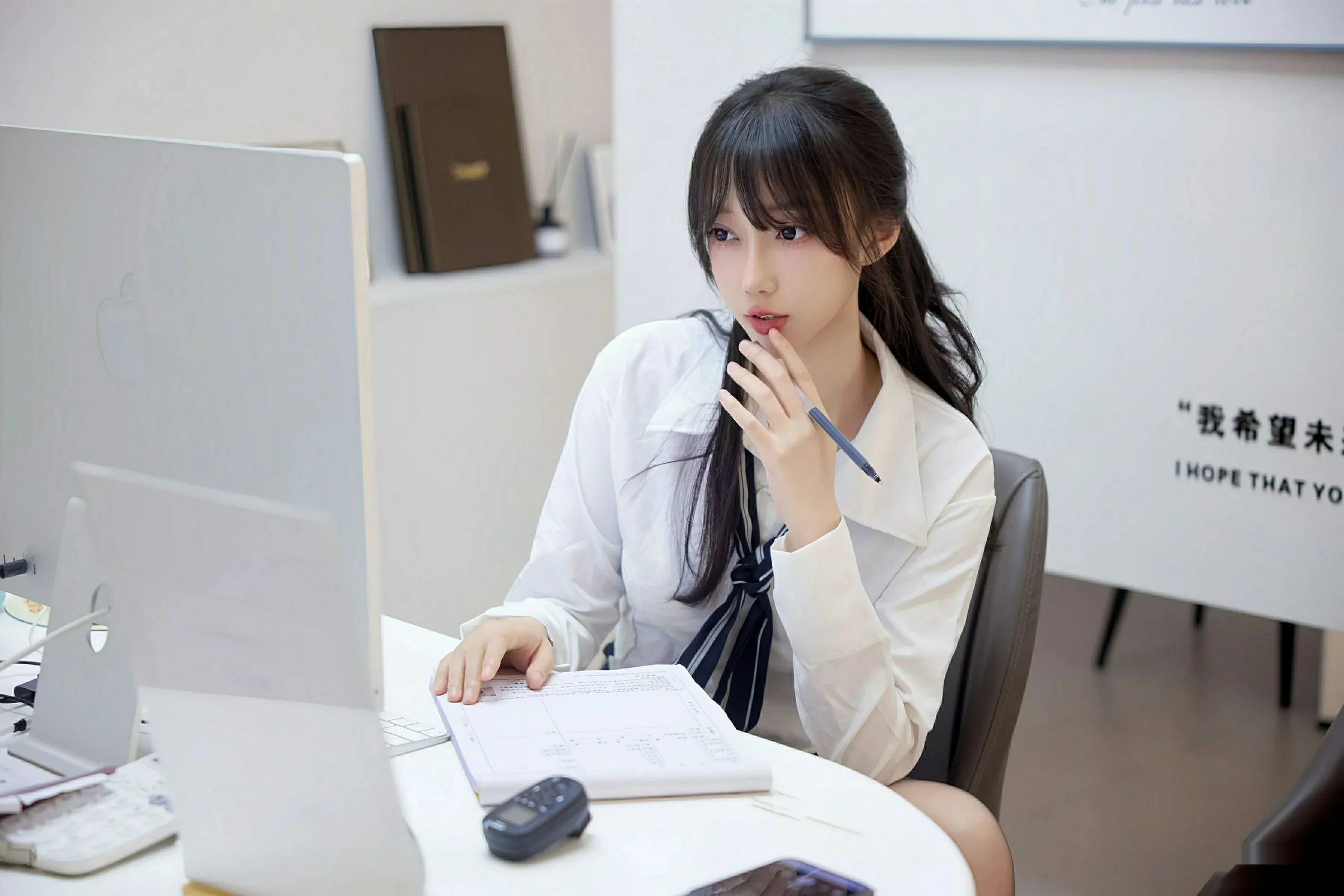 玥儿玥  [XiuRen]高清写真图 2025.08.11 No.10636 玥儿玥er OL服饰第17张图片