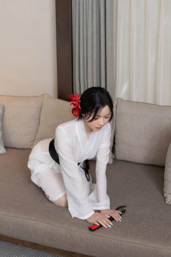鱼子酱fish   [XR] 鱼子酱Fish 寂，极致日系和风私房，浴缸前的曼妙身姿与彼岸花纹身，清冷性感诱惑大赏[122P]第3张图片
