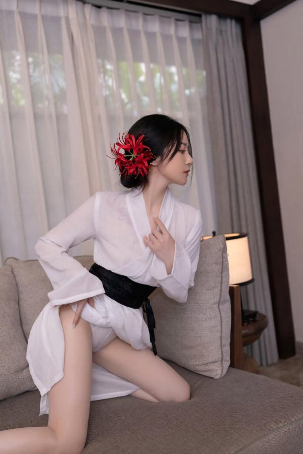 鱼子酱fish   [XR] 鱼子酱Fish 寂，极致日系和风私房，浴缸前的曼妙身姿与彼岸花纹身，清冷性感诱惑大赏[122P]第12张图片