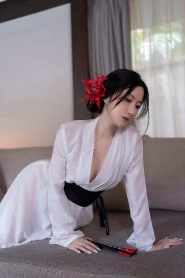 鱼子酱fish   [XR] 鱼子酱Fish 寂，极致日系和风私房，浴缸前的曼妙身姿与彼岸花纹身，清冷性感诱惑大赏[122P]第35张图片