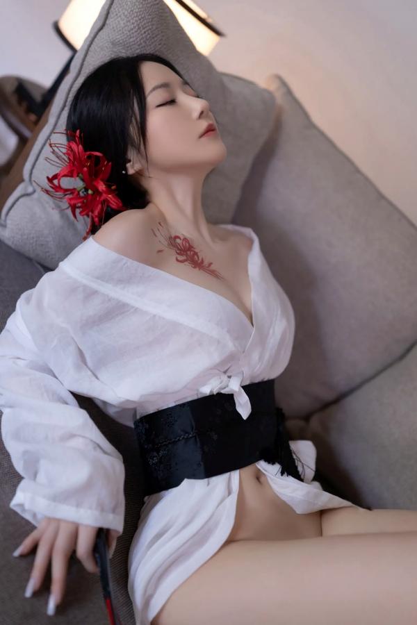 鱼子酱fish   [XR] 鱼子酱Fish 寂，极致日系和风私房，浴缸前的曼妙身姿与彼岸花纹身，清冷性感诱惑大赏[122P]第44张图片