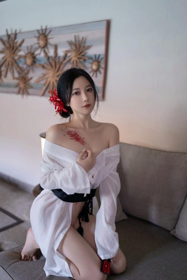鱼子酱fish   [XR] 鱼子酱Fish 寂，极致日系和风私房，浴缸前的曼妙身姿与彼岸花纹身，清冷性感诱惑大赏[122P]第55张图片