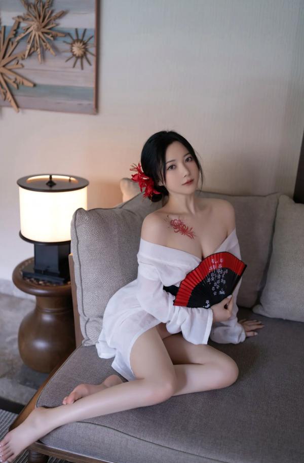 鱼子酱fish   [XR] 鱼子酱Fish 寂，极致日系和风私房，浴缸前的曼妙身姿与彼岸花纹身，清冷性感诱惑大赏[122P]第56张图片