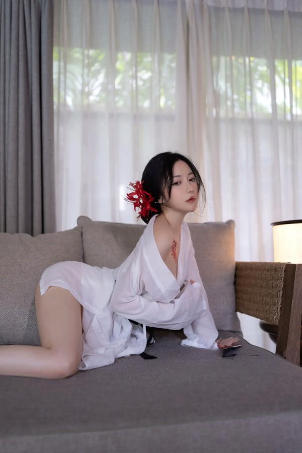 鱼子酱fish   [XR] 鱼子酱Fish 寂，极致日系和风私房，浴缸前的曼妙身姿与彼岸花纹身，清冷性感诱惑大赏[122P]第65张图片