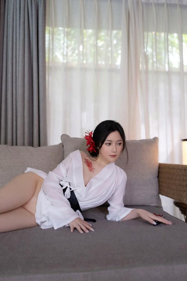 鱼子酱fish   [XR] 鱼子酱Fish 寂，极致日系和风私房，浴缸前的曼妙身姿与彼岸花纹身，清冷性感诱惑大赏[122P]第67张图片
