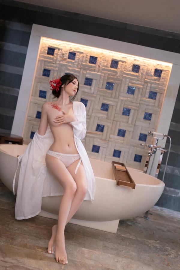 鱼子酱fish   [XR] 鱼子酱Fish 寂，极致日系和风私房，浴缸前的曼妙身姿与彼岸花纹身，清冷性感诱惑大赏[122P]第75张图片