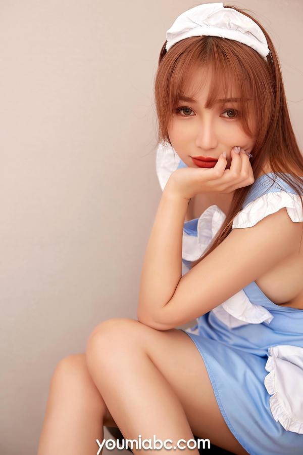 Cookie   YouMi尤蜜-2020.09.16-Cookie-《甜蜜の滋味》：清纯女仆与性感私房，极致诱惑展现曼妙曲线第13张图片