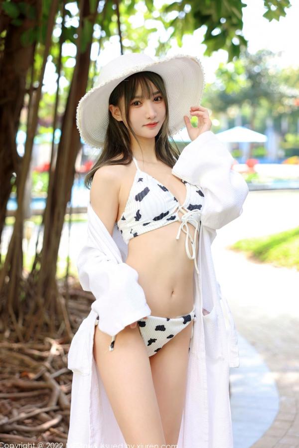 小果冻儿jelly   MFStar模范学院-548-小果冻儿Jelly三亚旅拍写真，清纯比基尼户外海边度假，秀出曼妙身姿，治愈系甜美女神风第1张图片