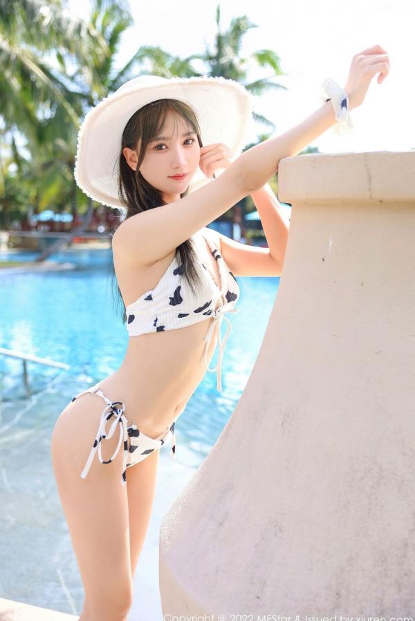 小果冻儿jelly   MFStar模范学院-548-小果冻儿Jelly三亚旅拍写真，清纯比基尼户外海边度假，秀出曼妙身姿，治愈系甜美女神风第25张图片