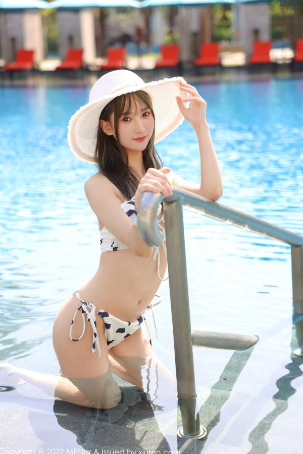 小果冻儿jelly   MFStar模范学院-548-小果冻儿Jelly三亚旅拍写真，清纯比基尼户外海边度假，秀出曼妙身姿，治愈系甜美女神风第29张图片