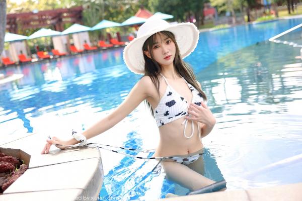 小果冻儿jelly   MFStar模范学院-548-小果冻儿Jelly三亚旅拍写真，清纯比基尼户外海边度假，秀出曼妙身姿，治愈系甜美女神风第36张图片