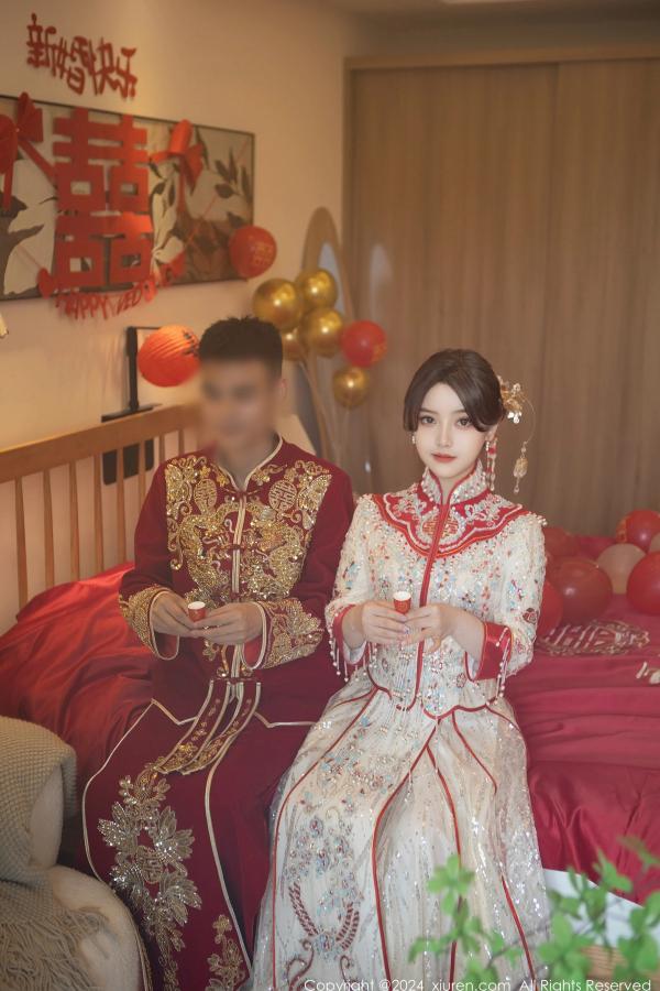 豆瓣酱  [XiuRen]高清写真图 2024.06.28 No.8780 豆瓣酱 新娘服饰第62张图片