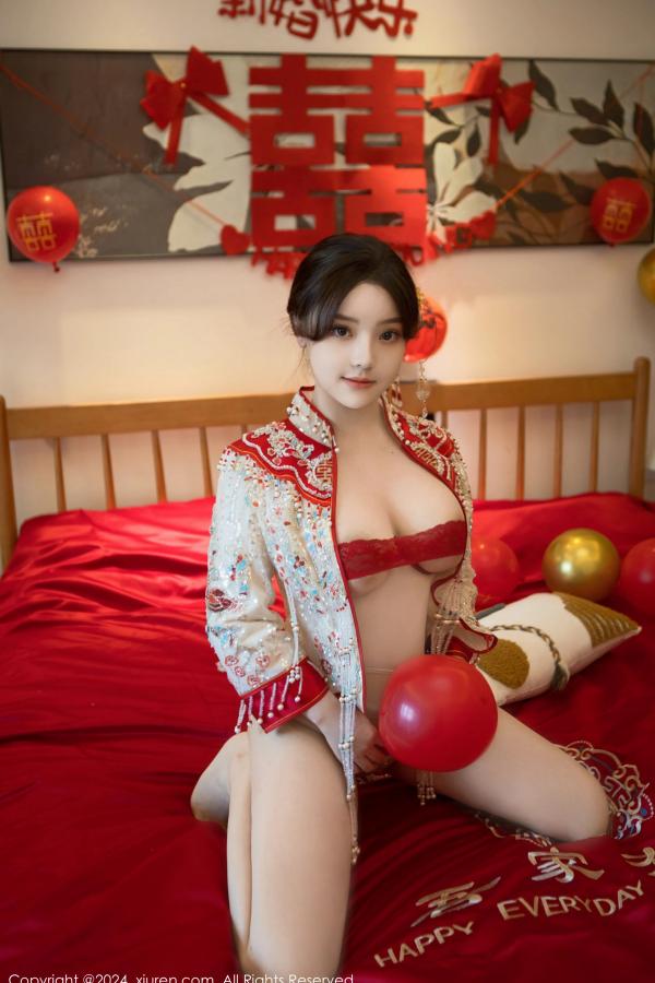 豆瓣酱  [XiuRen]高清写真图 2024.06.28 No.8780 豆瓣酱 新娘服饰第81张图片