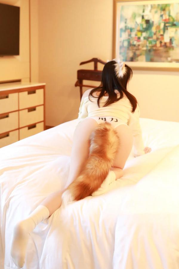 豆瓣酱   豆瓣酱 - 狐狸尾巴猫咪角色扮演私房大尺度写真，清纯猫系少女极品性感诱惑[91P]第65张图片