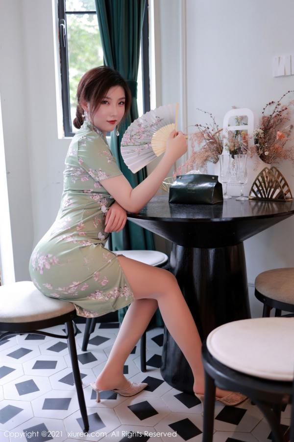 刘艾琳  轻熟模特刘艾琳 古典韵味的旗袍第3张图片