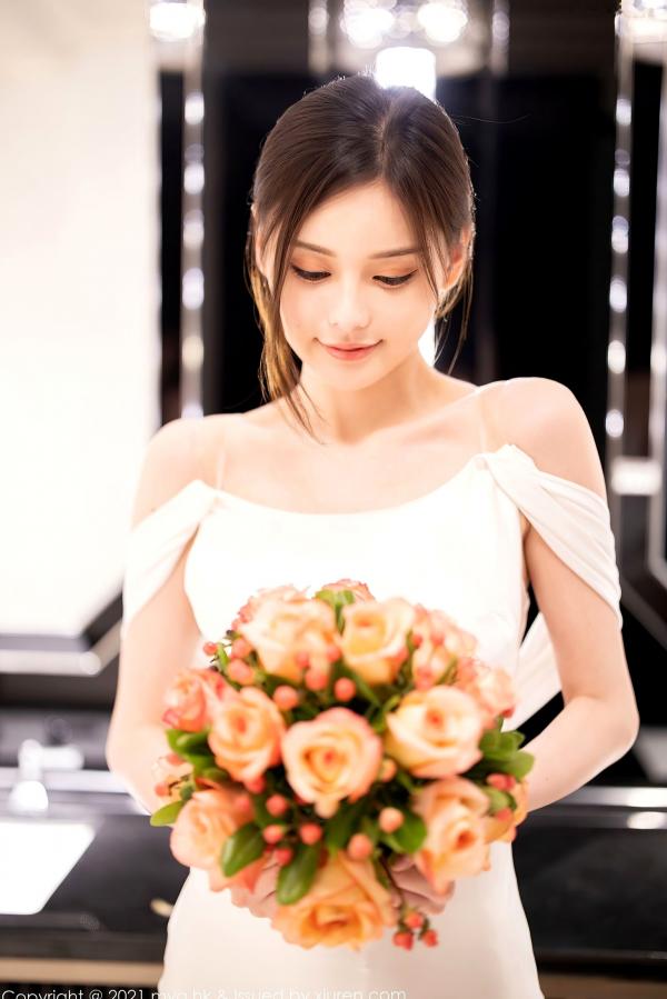 小夕juju   MyGirl美媛馆-552-小夕Juju-纯白新娘礼服诱惑写真，修长美腿演绎极致丝袜视觉盛宴，江浙沪旅拍唯美浪漫风格第55张图片