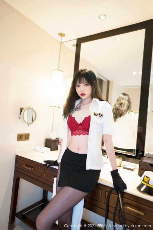 Arude薇薇  模特Arude薇薇 清纯格子裙系列第19张图片