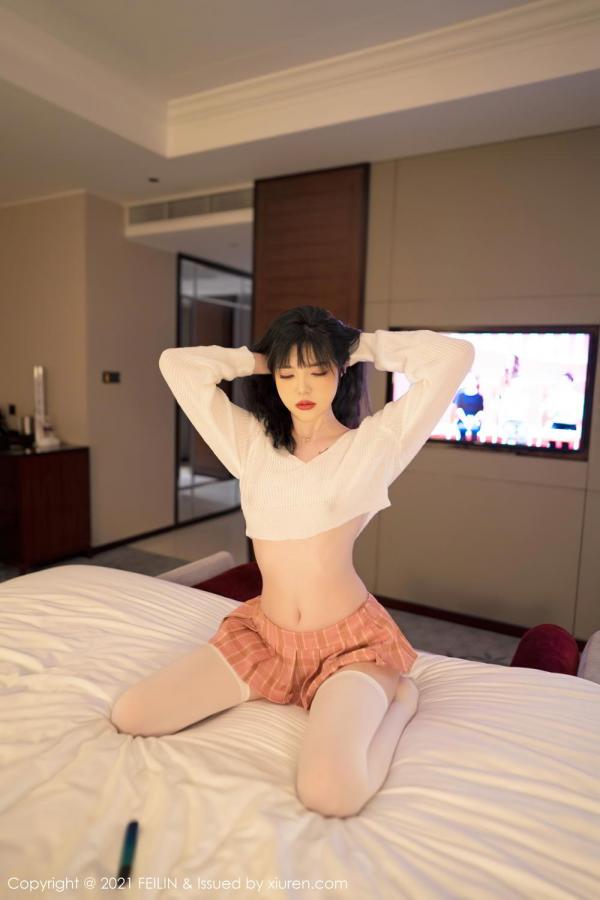 Arude薇薇  模特Arude薇薇 清纯格子裙系列第37张图片