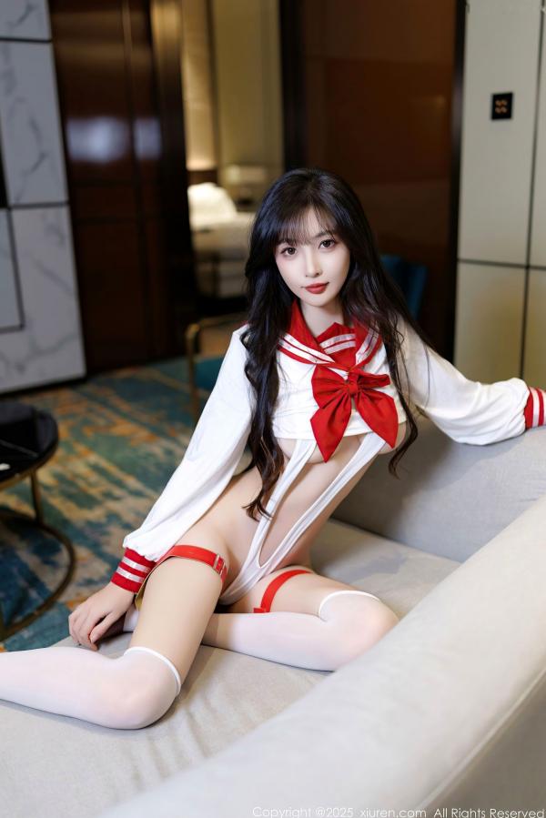 林星阑   【秀人网】林星阑：极致诱惑水手制服与唯美蕾丝内衣，绝美私房大尺度写真，尽显迷人魅力第20张图片
