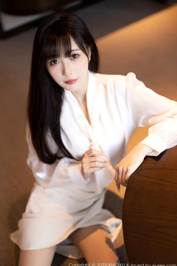 林星阑   XiaoYu语画界-1088-林星阑-室内私房诱惑-白色连衣长裙与性感内衣-气质御女郎写真-2023.08.09第28张图片