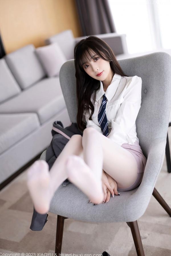 林星阑   XiaoYu语画界-996-林星阑-粉色情趣护士服蕾丝吊带袜-制服诱惑白丝私房写真-极品身材曲线诱人第22张图片