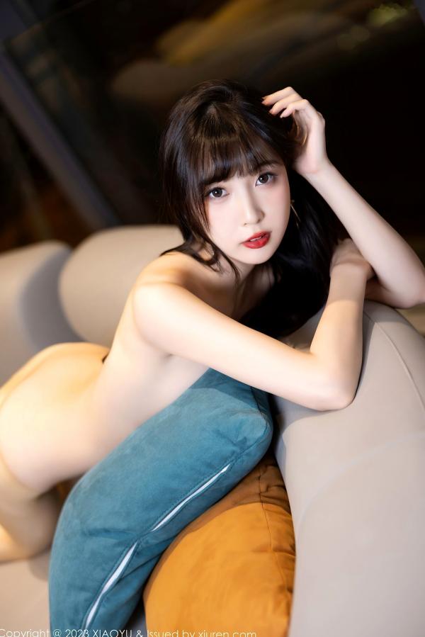 林星阑   XiaoYu语画界-986-林星阑-性感灰色吊带裙私房照-居家超薄肉丝美腿诱惑系列第82张图片
