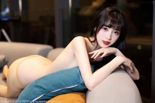 林星阑   XiaoYu语画界-986-林星阑-性感灰色吊带裙私房照-居家超薄肉丝美腿诱惑系列第83张图片