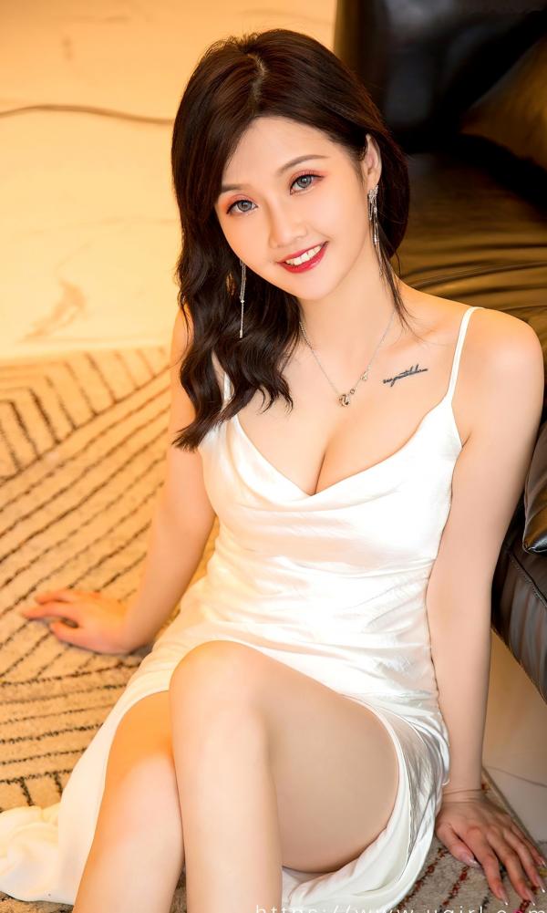 西门小玉   【尤果圈】西门小玉-《甜蜜上瘾》白色丝滑吊带裙私房写真，极致曼妙身姿，尽显甜美与性感诱惑第8张图片