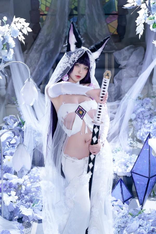 清水由乃   清水由乃 - 碧蓝航线 武藏 紫藤花 [51P]第12张图片