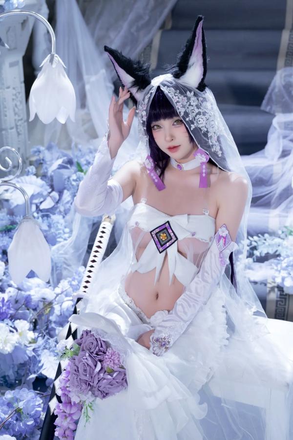 清水由乃   清水由乃 - 碧蓝航线 武藏 紫藤花 [51P]第24张图片
