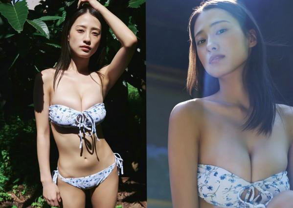 澄田綾乃   澄田綾乃 - 短い祭：户外清新花色比基尼写真，室内榻榻米上的极致诱惑与傲人曲线第29张图片
