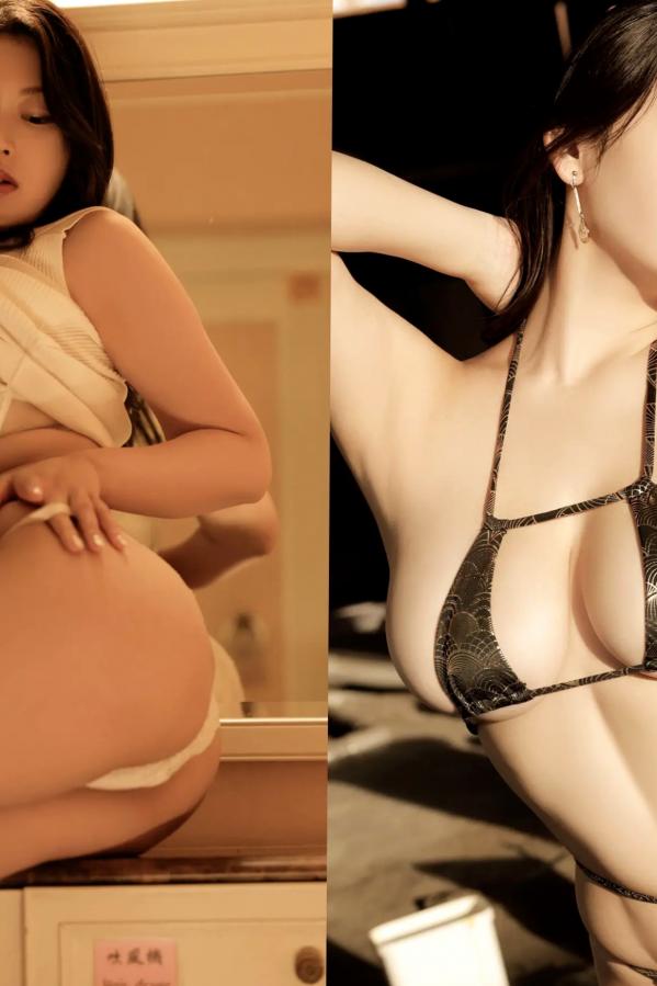 風吹ケイ 風吹惠 風吹ケイ - Kiss You 6 泳池红色比基尼与阳光街拍性感写真第4张图片