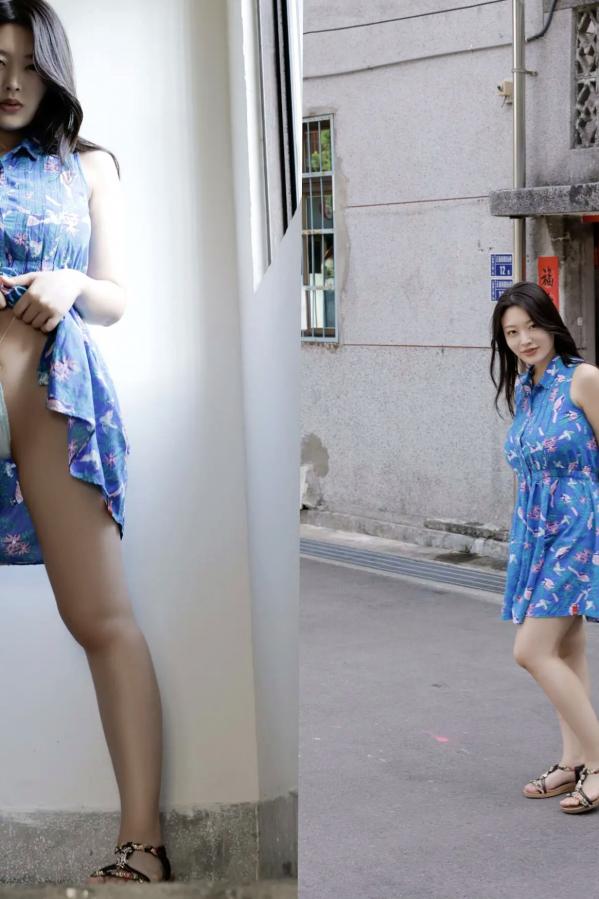 風吹ケイ 風吹惠 風吹ケイ - Kiss You 6 泳池红色比基尼与阳光街拍性感写真第13张图片