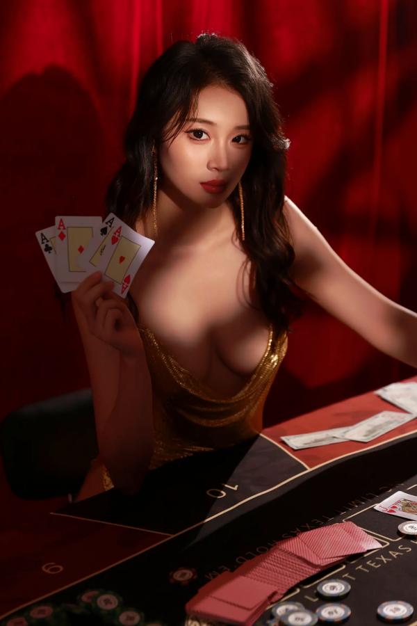 南乔   南乔 - 赌场女郎奢华写真，极品性感内衣大尺度演绎，冷艳致命诱惑，诱人曲线尽显 [118P]第26张图片
