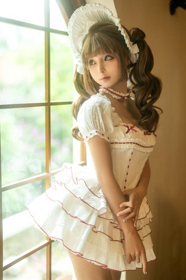 蠢沫沫  蠢沫沫 - 居家蕾丝内衣私房照 甜美治愈系写真第32张图片