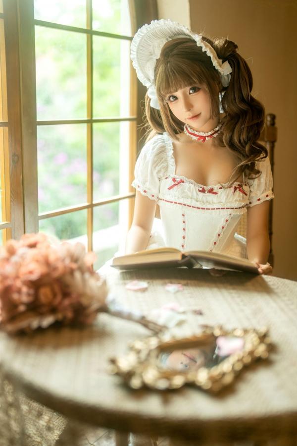 蠢沫沫  蠢沫沫 - 居家蕾丝内衣私房照 甜美治愈系写真第42张图片