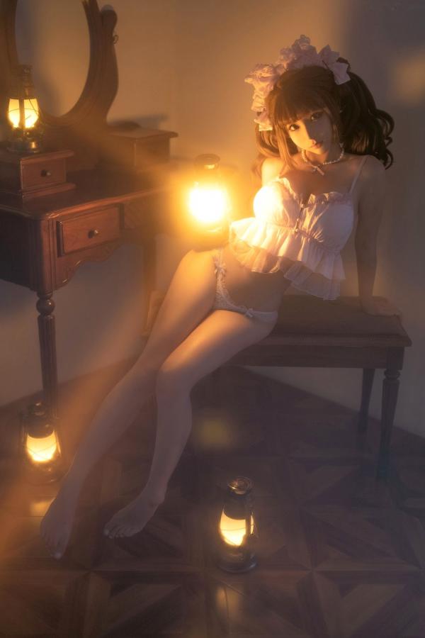 蠢沫沫  蠢沫沫 - 居家蕾丝内衣私房照 甜美治愈系写真第53张图片