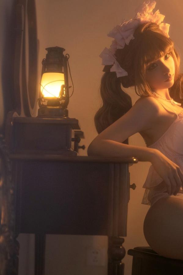 蠢沫沫  蠢沫沫 - 居家蕾丝内衣私房照 甜美治愈系写真第58张图片