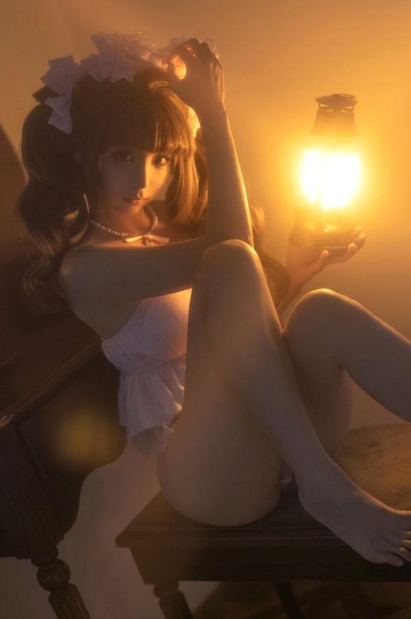 蠢沫沫  蠢沫沫 - 居家蕾丝内衣私房照 甜美治愈系写真第61张图片
