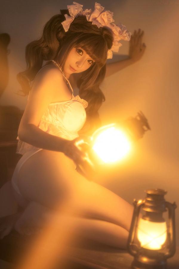 蠢沫沫  蠢沫沫 - 居家蕾丝内衣私房照 甜美治愈系写真第67张图片