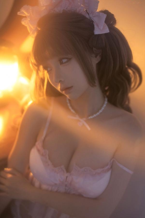 蠢沫沫  蠢沫沫 - 居家蕾丝内衣私房照 甜美治愈系写真第73张图片