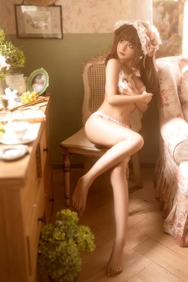 蠢沫沫  蠢沫沫 - 居家蕾丝内衣私房照 甜美治愈系写真第135张图片